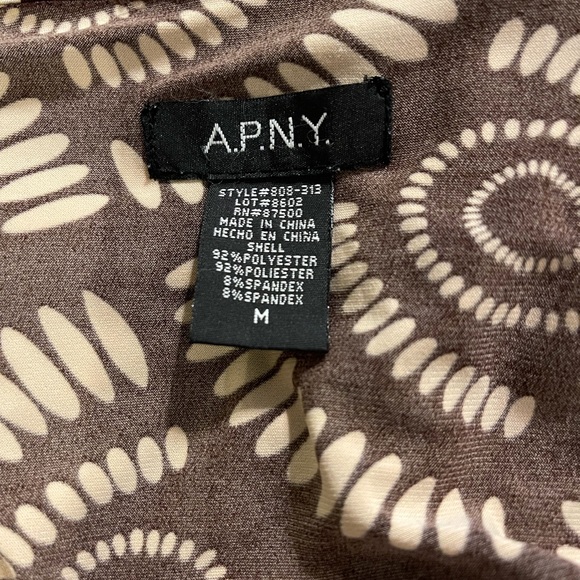 A.P.N.Y. Faux Wrap Dress M FREE SHIP - Picture 6 of 6